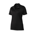 Sport-Tek LST650 Ladies Micropique Sport-Wick Polo - Black