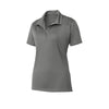 Sport-Tek LST650 Ladies Micropique Sport-Wick Polo - Grey Concrete