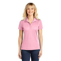 Sport-Tek LST650 Ladies Micropique Sport-Wick Polo - Light Pink - 
