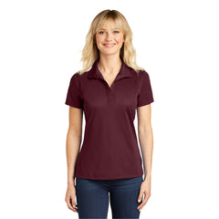 Sport-Tek LST650 Ladies Micropique Sport-Wick Polo - Maroon - 