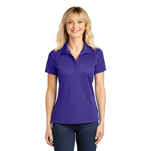 Sport-Tek LST650 Ladies Micropique Sport-Wick Polo - Purple - 