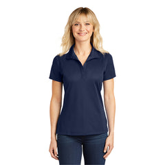 Sport-Tek LST650 Ladies Micropique Sport-Wick Polo - True Navy - 