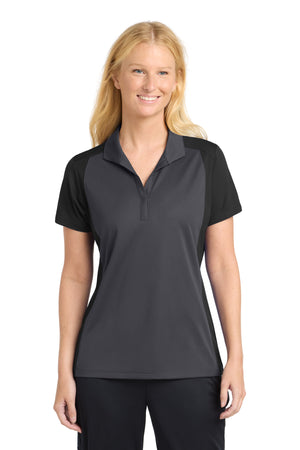 Sport-Tek LST652 Women's Colorblock Micropique Sport-Wick Polo - 