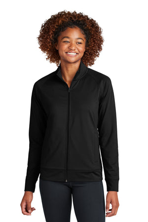 Sport-Tek LST857 Women's Sport-Wick Stretch Full-Zip Cadet Jacket - 