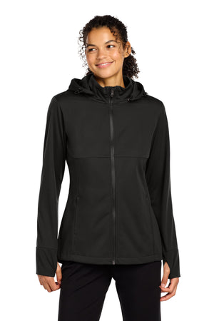Sport-Tek LST980 Women's Hooded Soft Shell Jacket - 
