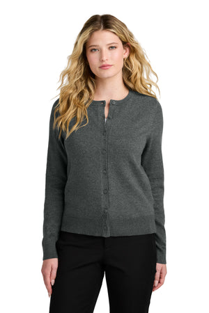 Port Authority LSW2870 Women's Easy Care Crewneck Cardigan Sweater - 