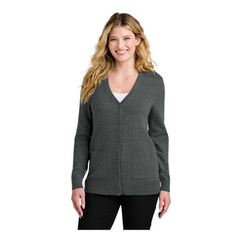 Port Authority LSW4150 Women’s Easy Care Button-Up Cardigan Sweater