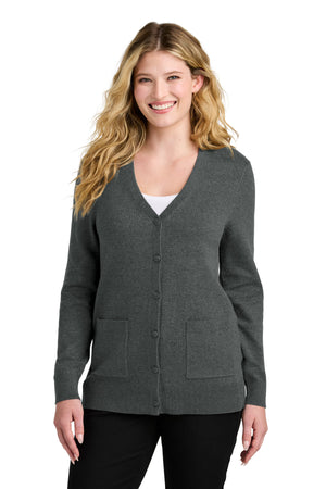 Port Authority LSW4150 Women's Easy Care Button-Up Cardigan Sweater - 