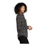 Port Authority LW672 Women's Long Sleeve Ombre Plaid Shirt