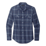 Port Authority LW672 Women's Long Sleeve Ombre Plaid Shirt