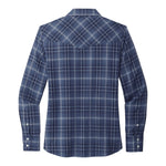 Port Authority LW672 Women's Long Sleeve Ombre Plaid Shirt