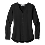 Port Authority LW700 Women's Long Sleeve Button-Front Blouse