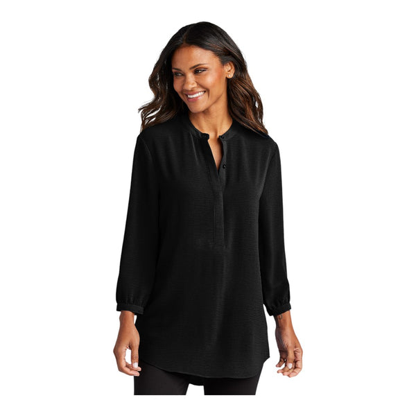 Port Authority LW713 Women's 3/4-Sleeve Textured Crepe Tunic