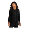 Port Authority LW713 Women's 3/4-Sleeve Textured Crepe Tunic