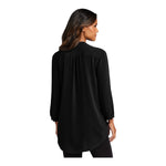 Port Authority LW713 Women's 3/4-Sleeve Textured Crepe Tunic