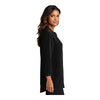 Port Authority LW713 Women's 3/4-Sleeve Textured Crepe Tunic