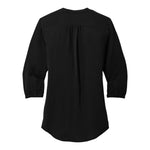 Port Authority LW713 Women's 3/4-Sleeve Textured Crepe Tunic