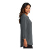 Port Authority LW713 Women's 3/4-Sleeve Textured Crepe Tunic