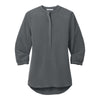 Port Authority LW713 Women's 3/4-Sleeve Textured Crepe Tunic