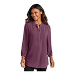 Port Authority LW713 Women's 3/4-Sleeve Textured Crepe Tunic