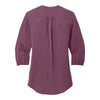 Port Authority LW713 Women's 3/4-Sleeve Textured Crepe Tunic