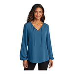 Port Authority LW714 Women's Textured Crepe Blouse