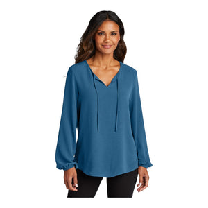 Port Authority LW714 Women's Textured Crepe Blouse - 