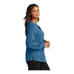 Port Authority LW714 Women's Textured Crepe Blouse