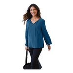 Port Authority LW714 Women's Textured Crepe Blouse