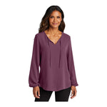 Port Authority LW714 Women's Textured Crepe Blouse