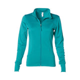 Independent Trading Co EXP60PAZ Women's Poly-Tech Full-Zip Track Jacket