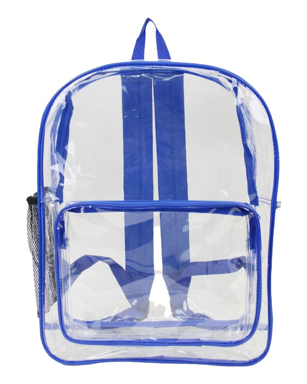Liberty Bags 7013 Large 17" Heavy Duty Clear Backpack