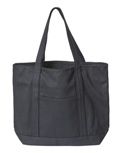Liberty Bags 8873 XL Zippered Cotton Canvas Resort Tote - 