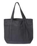 Liberty Bags 8873 XL Zippered Cotton Canvas Resort Tote