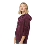 Independent Trading Co SS650 Women's Junior Fit Heavenly Fleece Lightweight Hooded Sweatshirt