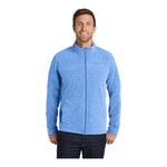 Port Authority F235 Heather Microfleece Full-Zip Jacket