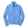 Port Authority F235 Heather Microfleece Full-Zip Jacket