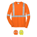 CornerStone ANSI 107 Class 2 Long Sleeve High Visibility Safety T-Shirt CS401LS