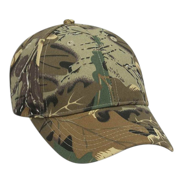 OTTO 108-757 OTTO CAP Camouflage Young Adult 6 Panel Low Profile Baseball Cap