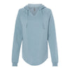 Independent Trading Co PRM2500 Women’s Lightweight California Wave Wash Hooded Sweatshirt