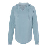 Independent Trading Co PRM2500 Women’s Lightweight California Wave Wash Hooded Sweatshirt