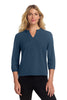 Mercer+Mettle MM2011 Women's Stretch Crepe 3/4-Sleeve Blouse
