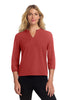 Mercer+Mettle MM2011 Women's Stretch Crepe 3/4-Sleeve Blouse