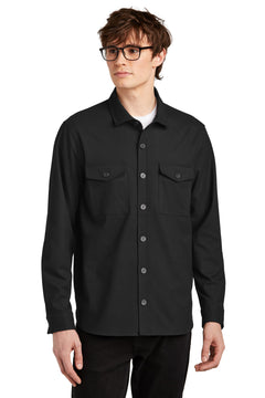 Mercer+Mettle MM2020 Long Sleeve Twill Overshirt - 