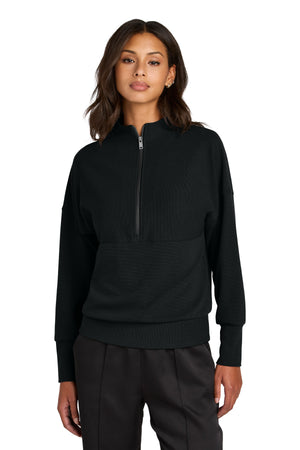 Mercer+Mettle MM3041 Women's Linear Texture 1/4-Zip - 