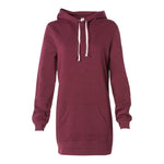 Independent Trading Co PRM65DRS Women’s Special Blend Hooded Sweatshirt Dress