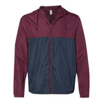 Independent Trading Co EXP54LWZ Men's Lightweight Windbreaker Full-Zip Jacket