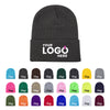 Custom Embroidered Unbranded Long Knit Beanie with Logo