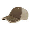 Mega Cap 7673 Distressed Heavy Washed Cotton Twill