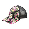 Mega Cap 7655M Floral Print Mesh Cap
